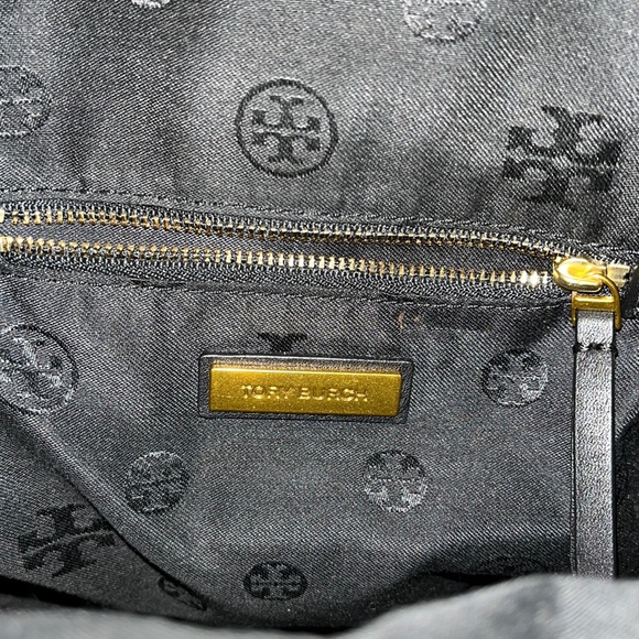 Authentic Tory Burch embossed leather mini backpack. - Picture 5 of 6